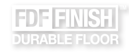 The FDF Finish Durable Floor Logo